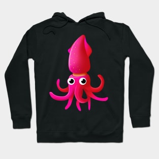 Cute strawberry squid Hoodie